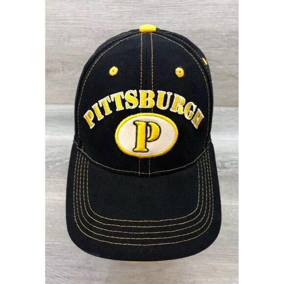 Donegal bay Men's One-Size Black Pittsburgh Steelers Football Team Baseball Cap - Picture 1 of 6